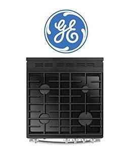 FireFly Home Stove Top Protector for General Electric GE Gas Range Stove Top, Custom Fit Ultra Thin Reusable Burner Splatter Spill Guard Protective Cover Liner - JGB645SEKSS