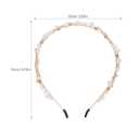 Pearl Starfish Bridal Headband, Mermaid Beach Wedding Hair Accessory for Women and Girls