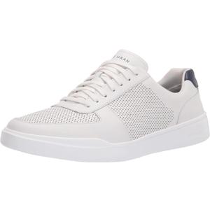Cole Haan Men's Grand Crosscourt Modern Perforated Sneakers (12, Optic White/Peacoat)