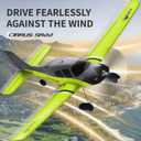 QIDI 580 5-Channel Off-Road Aircraft 3D RC Plane One-Key Hanging Stunt Fixed Wing with Wind Resistant Flight Control for Beginner and Experienced Ready to Fly(Green), 20.47 inches x 15.35 inches x 5.5 inches