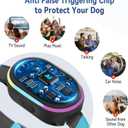 2-in-1 Dog Bark & Shock Collar with Remote Control, Waterproof Barking Collars for Small Medium Large Dogs, 3300Ft Training E- Collars, Rechargeable, Adjustable Beep Vibration Modes & 5 Sensitivity