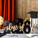 CroBlissful Class of 2026 Wooden Graduation Photo Props 2026 Graduation Decorations Wooden Sign Senior Word Sign College High School Party Supplies 15” x 11”, about 16" x 11"