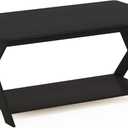 FURINNO Modern Simplistic Coffee Table, Espresso, 35.4"D x 19.6"W x 16"H