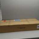 Bathroom Light Fixtures, 6-Light Black and Gold Bathroom Vanity Light, 38 Inch Modern Wall Sconces with Globe Clear Glass Shade, Vanity Lighting Fixtures Over Mirror, VL195-KG-6