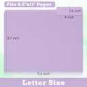 100 Packs File Folders Letter Size, 8.5 x 11 Colored File Folders 1/3 Cut Tab for Easy Labeling, for Home, Office, School Filing