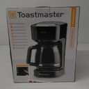 Toastmaster 12-Cup Digital Touchscreen Drip Coffee Maker - Programmable Automatic Coffee Machine - Kitchen Appliance with Keep Warm Setting