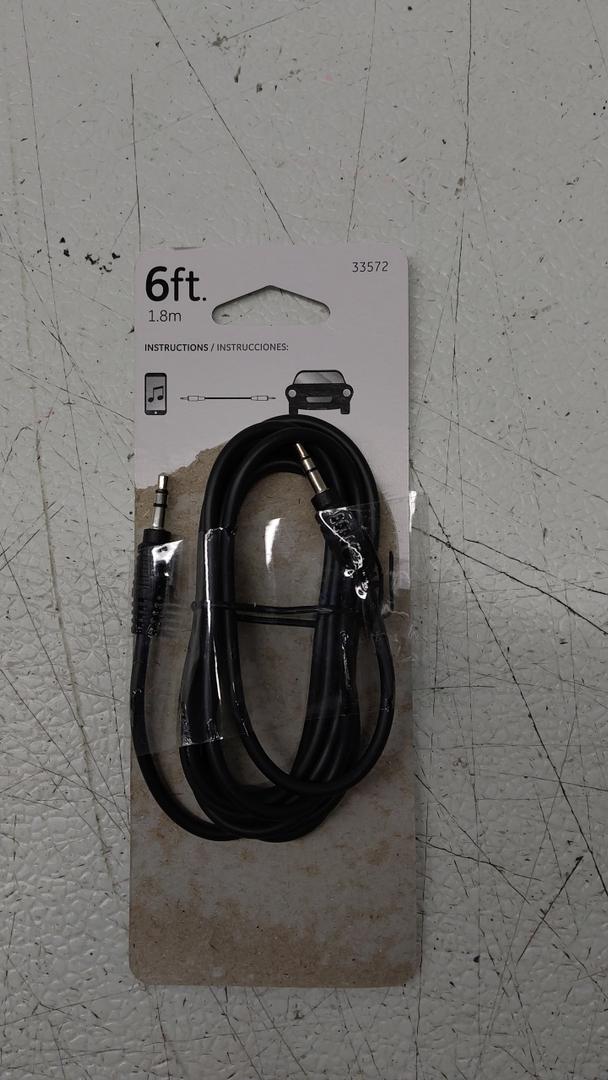 6 ft audio cable 3.5 mm