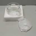 Large 96oz (3 Quart) Borosilicate Glass Saucepan with Lid,Clear Glass Simmer Pot for Stovetop Cooking, Microwave & Dishwasher Safe, Multipurpose Potpourri Pot, Serving Dish for Kitchen Use