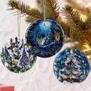 3 x Christmas Ornament, Christmas Tree Decor & Perfect Holiday Decor  Heirloom Keepsake | Gift Exchange, Gift Idea (Moonlit Forest)