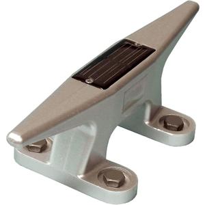 Dock Edge + Dock Cleat Boat Open Base Solar Lighting, 10-Inch