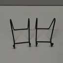 TR-LIFE Plate Stands for Display - 4.5 Inch Plate Holder Display Stand + Metal Frame Holder Stand for Picture, Decorative Plate, Book, Photo Easel