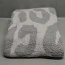 Bedsure Leopard Throw Blanket for Couch, Knit Fall Blanket - Super Soft, Cozy & Warm, GentleSoft, Breathable & Lightweight for Bed & Sofa, Grey, 50x60 Inches