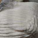 Headboard Pillow + A Long Neck Roll Pillow Body PillowFaux Fur Headboard Wedge Pillow with Removable Cover (Beige, King 76x8x20 inches)