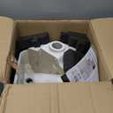 White Ceramic Wall Hung Corner Sink, Wall Mounted Bathroom Sink w/Concealed Round Overflow, 16.5" x 15" Modern Style Small Sink w/Single Faucet Hole