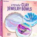 Dan&Darci Craft 'n Clay - Jewelry Dish Making Kit for Kids Ages 8-14 Year Old - Best DIY Arts & Crafts Kits - Easter Gifts - Creative Toys for Preteen & Teenagers - Girl Birthday Gift Ideas