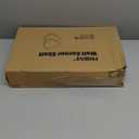 Corner Floating Shelves, Rustic Brown Wood, Set of 2, Wall Mount Storage with Guardrail for Bathroom Kitchen Living Room