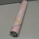 Ultra Thin Bath Mat, Upgrade Backing Non Slip Thin Bath Mats Fit Under Door, Quick Dry Ultra Absorbent Bathroom Rugs, Machine Washable Bath Rugs for Bathroom, Bathtub & Kitchen, Pink/Bordered/24"x17"