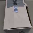 Steam Iron for Clothes Rapid Heating, 1700W Iron with Non-Stick Ceramic Soleplate, 3-Way Auto-Off, Burst of Steam, Self-Cleaning, 14.07oz Water Tank Ironing Clothes for Home, Grey