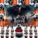 Venomm 3 Party Supplies5x3FT,Venomm 3 Backdrop,Venomm Theme Happy Birthday Party Banner for Boys and Girls Venomm Party Decoration