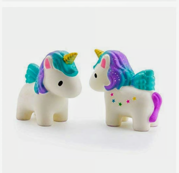 Unicorn Squeezie 4 Pcs 4 Inch