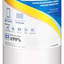 PUREPLUS 20"x4.5" Whole House KDF Water Filter, Heavy Metal Removal, 1 Pack