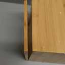 5-Piece Bathroom Decor Set - Bamboo Vanity Accessories with Trash Bin, Soap Dish, Soap Dispenser, Toothbrush Holder, and Tray by Lavish Home (Natural)