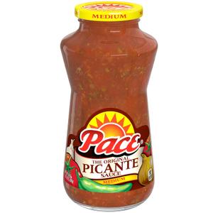 Pace Medium Picante Sauce, 24 oz Jar, Best By 12/29/38