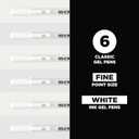 Sakura Gelly Roll Classic 05 (Fine Pt.) 6pk Pen, White
