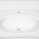 Design House Single Sink Vanity Top, 25", White, 25 in. W x 22 in. D