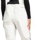 Roxy Women's Lunalite Gore-tex Bib Overalls 30k Waterproof, Tailored Fit, Fully Taped, Easy-entry Side Zip (White, XS)