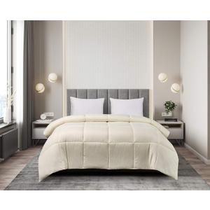 Blue Ridge Season Comforter-Hypoallergenic Polyester Fill, Full-Queen, Ivory