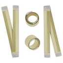 Magic Hair Bun Makers (4 Pieces) - Professional Ballet Bun Shaper Tool for Kids and Adults, Easy Donut Hair Styling Accessory (Blonde)