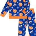 Blippi Boys Crewneck Sweater and Pants 2 Piece Set for Toddler and Big Kids (5, Blue)