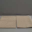 Foindtower Set of 2 Decorative Neutral Floral Print Throw Pillow Covers Vintage Accent Farmhouse Cushion Covers Boho Home Decor for Sofa Couch Chair Bedroom Living Room,22×22 Inch,Ivory Beige