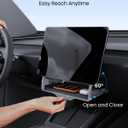 REEVAA Upgraded Tesla Model 3 Hidden Under Screen Storage Box for Model 3 2016-2026 (Fit New Model 3 Highland) [One-tap Open & Stable Installation] Model 3 Accessories, Center Console Organizer Tray
