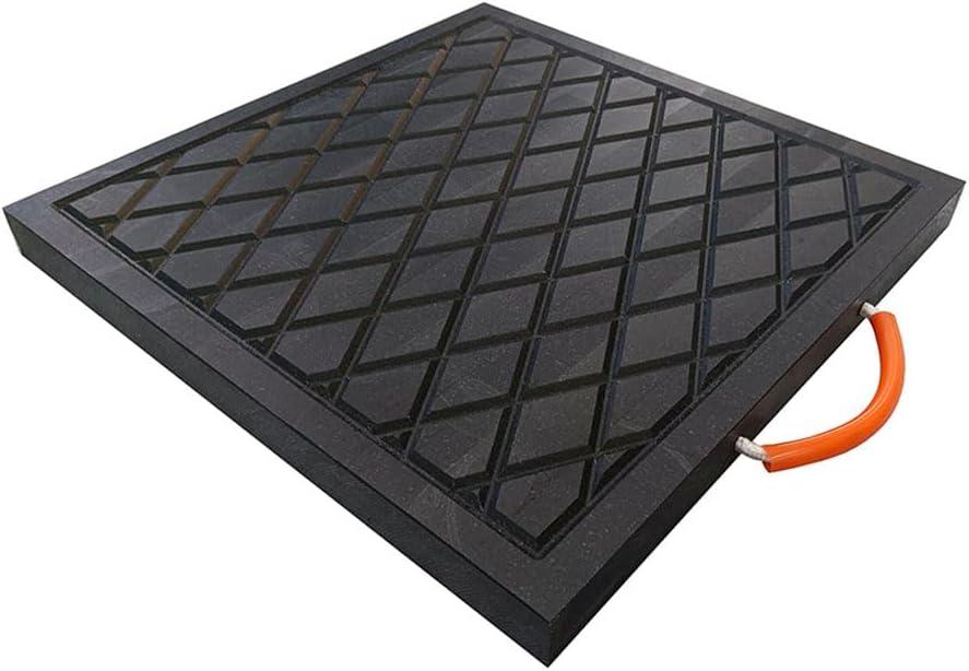 18 X 18 X 1.5 inchs Non-Slip Rv Jack Pads, Camper Outrigger Pads with Handle, Heavy Duty Stabilizing Blocks for Truck/Trailer/Crane