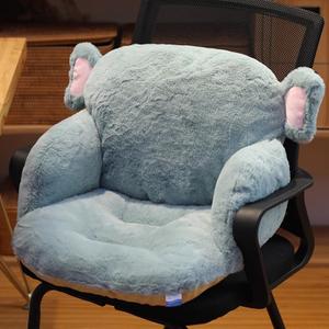 Chair Cushion, Chair Pillow, Plush Chair Pad, Soft Rocking Chair Seat Cushion with Removable Cover for Dorm Office Living Room(Blue)
