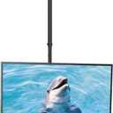 Suptek Ceiling TV Mount Fits Most 26-65 inch LCD LED Plasma Panel Display with Max VESA 400x400mm Loaded up to 45kg/100lbs Height Adjustable MC4602 (Max 65" TV)