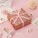 Ribbli Rose Gold Metallic Wrapping Paper Matte Rose Pink Solid Color Paper Perfect for Birthday Mothers Day Christmas Baby Shower Wedding Valentine's Day- 30 Inch x 394 Inch(33Feet)