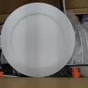 Amico Recessed Lighting 4 Inch, 12 Pack 5CCT Flat LED Can Lights, 2700K/3000K/4000K/5000K/6000K Selectable, 7W=60W, 700LM Brightness, Retrofit Installation - ETL & FCC, White