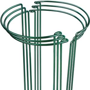 10 Pack  Plant Support Plant Stakes, Peony Cages and Supports, Metal Garden Stakes Plant Supports, Plant Support Stakes, for Peony, Tomato, Hydrangea, Indoor Outdoor Plants,