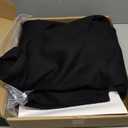 Women's Fall Long Wool Pea Coat, Blended Classy Double Breasted Trench Jacket, Winter Dress Overcoat, Lightweight, Size XS, Black