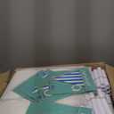 6 Pack Teepee Tent for Kids Sleepover Party Indoor, Gift Set with Inflatable Airbeds with Star Lights & Colored Flags, Washable & Foldable Toddler Slumber Party Tent for Girls & Boys, White