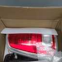 Tresound Tail Light + 3rd Brake Light for Dodge Ram 1500 2009-2010, Ram 2500 3500 2010, Ram 1500 2500 3500 2011-2018, NOT Compatible w/Original LED version, only fit Factory Halogen Model (Black Smoked)