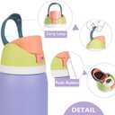 2 x Replacement Lid for Owala Freesip, One Button Water Bottle Top Replacement Cap Compatible with Owala Cup 16oz 24oz 32oz 40oz, Leakproof Lids AccessoryBPA-FreeNo Water Leakage (Black)