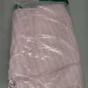 Soft Fleece Baby Blanket Ultra Cozy Pink Baby Blankets for Girls Warm and Lightweight Infant Toddler Newborn Receiving Gift with Reversible Stripes for Crib Stroller, 30x40 Inch, Light Pink