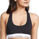 Calvin Klein Women's Modern Cotton Unlined Wireless Bralette (Black, S)