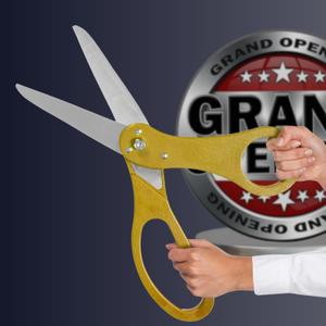 20 Inch Gold Ceremonial Ribbon Cutting Scissors  Giant Shears Prop Big Scissors for Tape Cutting Ceremony Gold Large Shears Ribbon Trimming for Special Events Inaugurations and Ceremonies