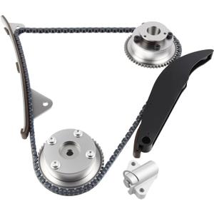 Autoexact 24321-2E010 Timing Chain Kit w/Intake & Exhaust VVT Gear Sprocket Fit for 1.8L 2.0L 2015-2020 Kia Forte Soul Sportage 2014-2020 Hyundai Elantra Kona Tucson 24370-2E010 24350-2E011
