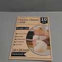 Cheese Cloths, 10Pcs 20x20 Inch Grade 100 Precut Cheese Cloths for Straining, Cotton Unbleached, Reusable Muslin Cheesecloth for Straining, Making Yogurt, Juice, Cooking Turkey